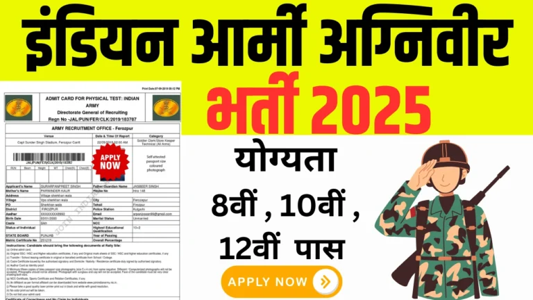 Indian Army Agniveer Recruitment 2025